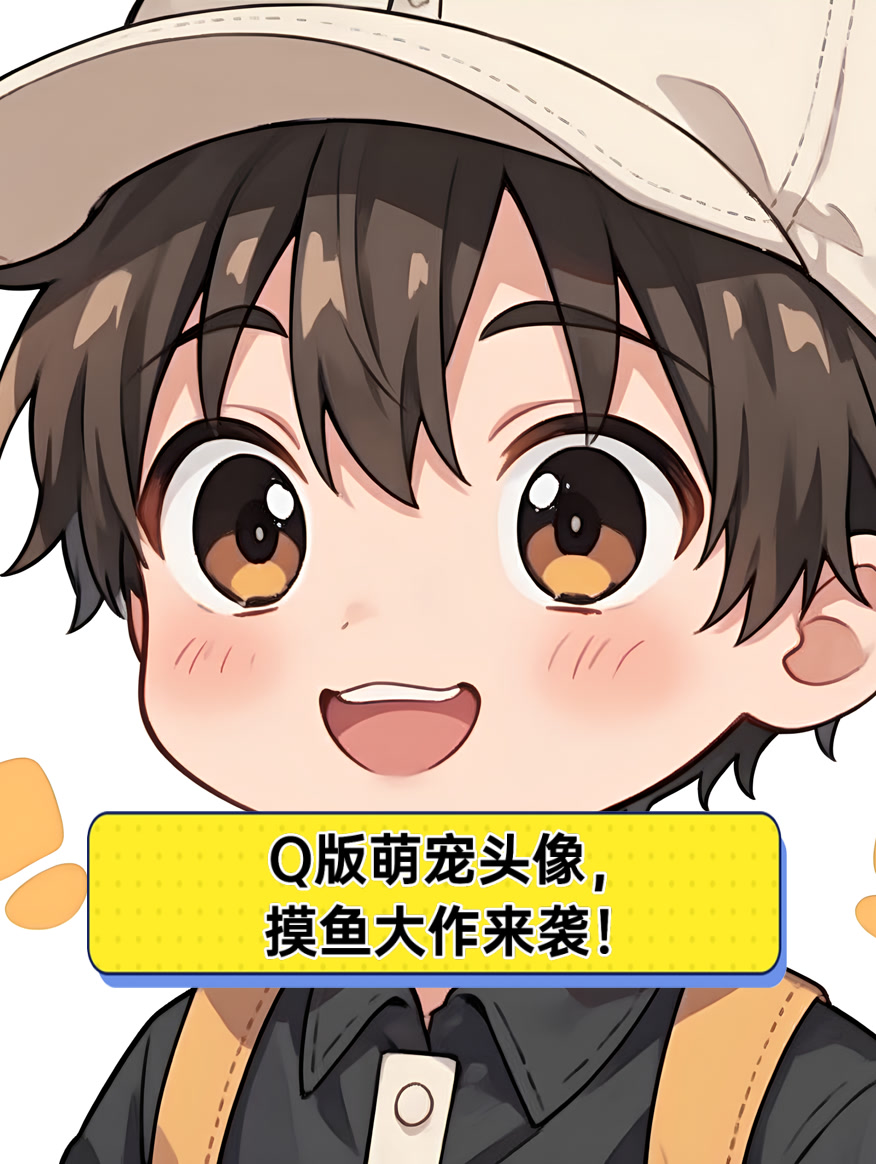 Q版萌宠头像,摸鱼大作来袭!