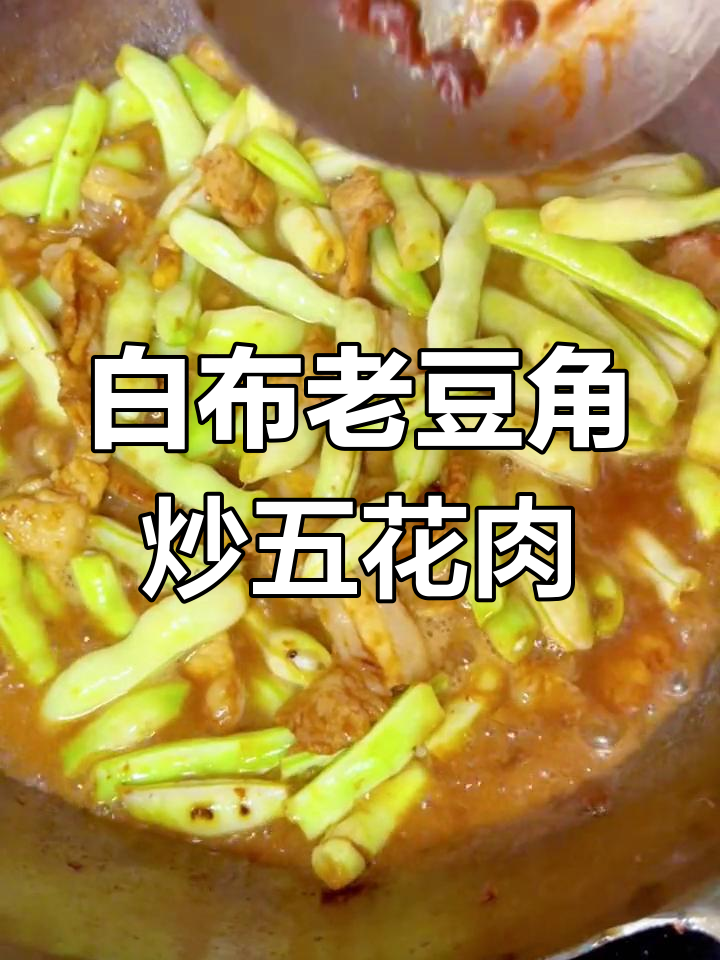 夏季时令白不老豆角炒肉片,家常下饭神器