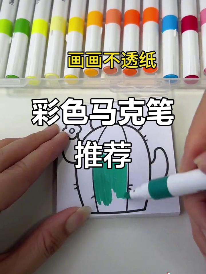 家里有小孩的,这款丙烯马克笔既好玩又色彩丰富