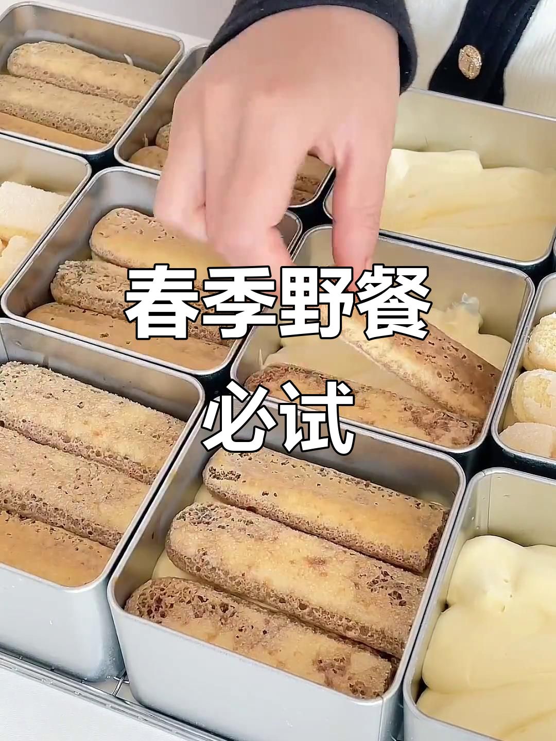 春游必备，提拉米苏蛋糕，颜值与美味并存！