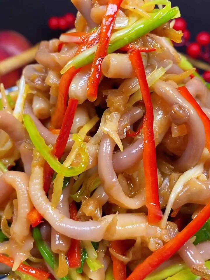 年夜菜 葱油海螺须