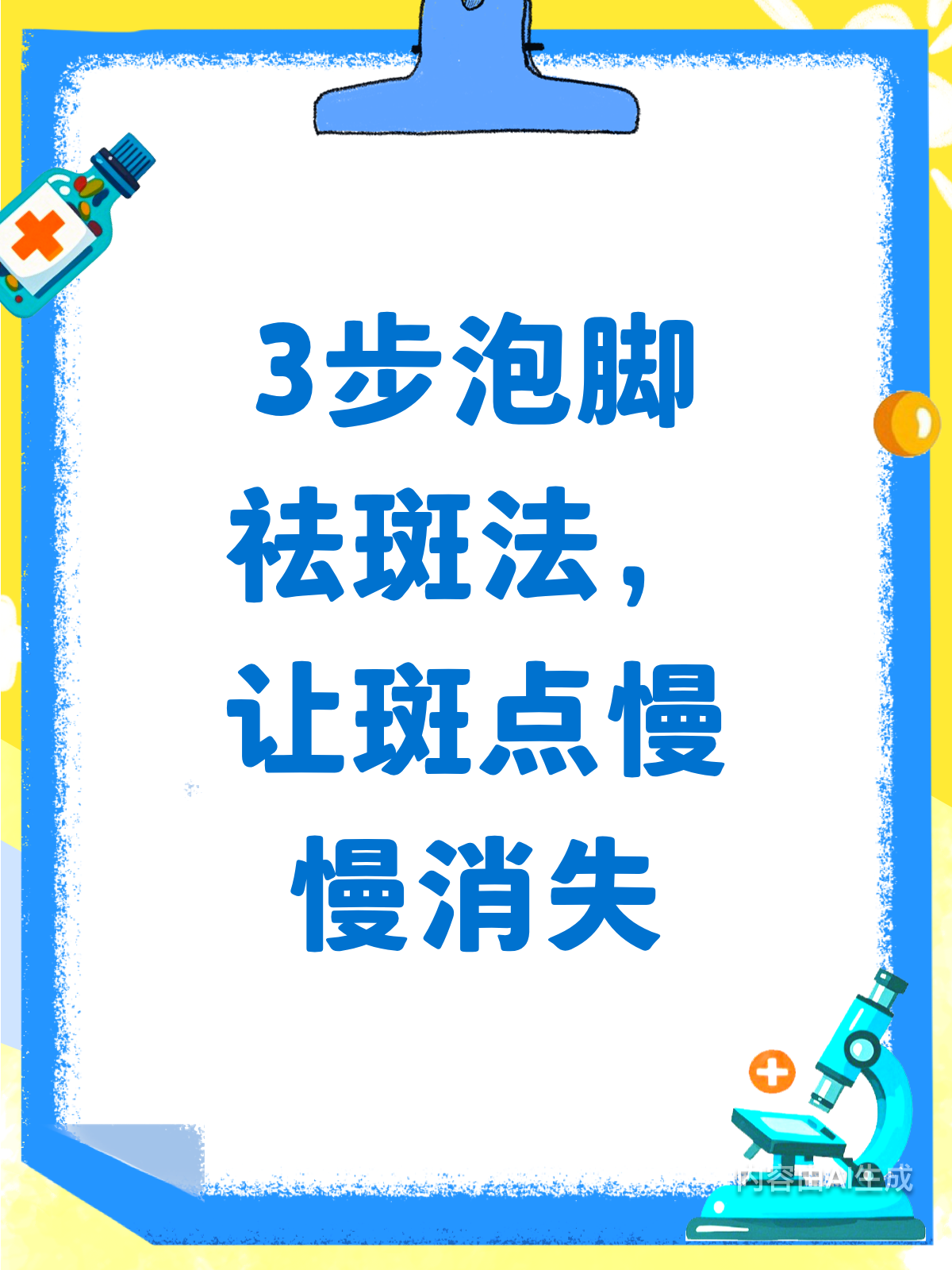 泡脚也能祛斑?3步泡脚法试试看!