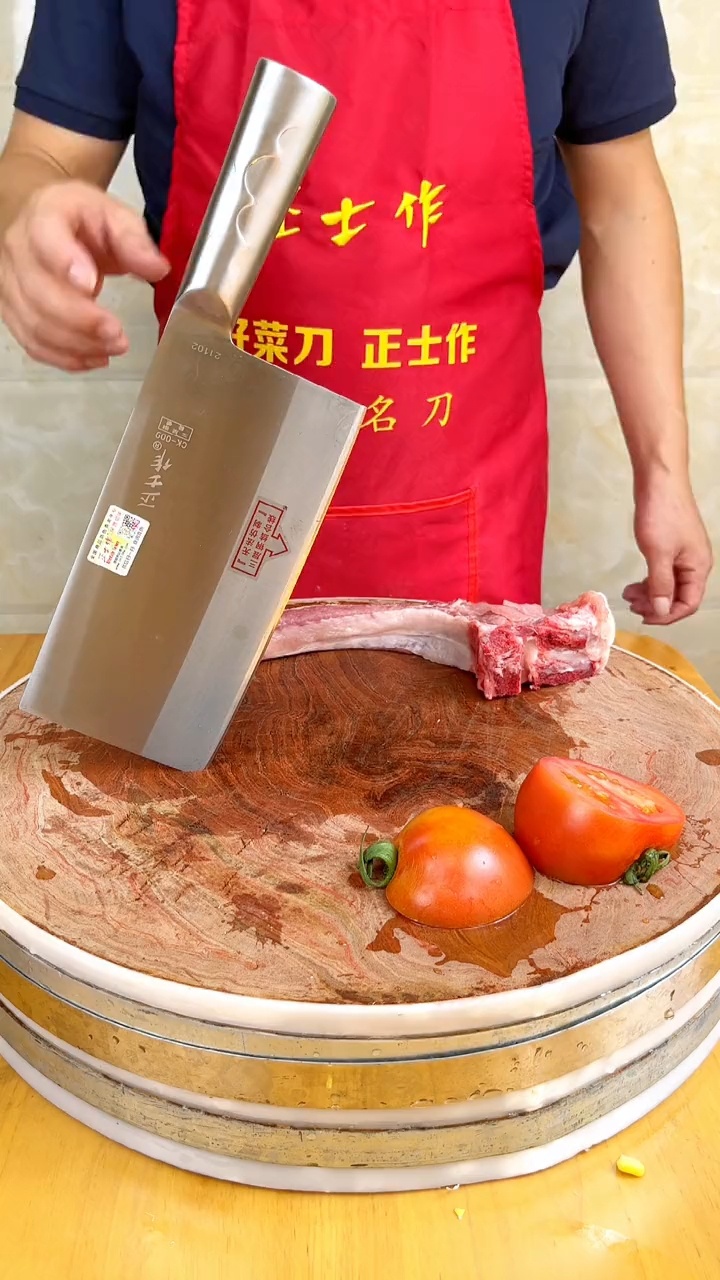 台湾正士作金门炮弹钢菜刀
