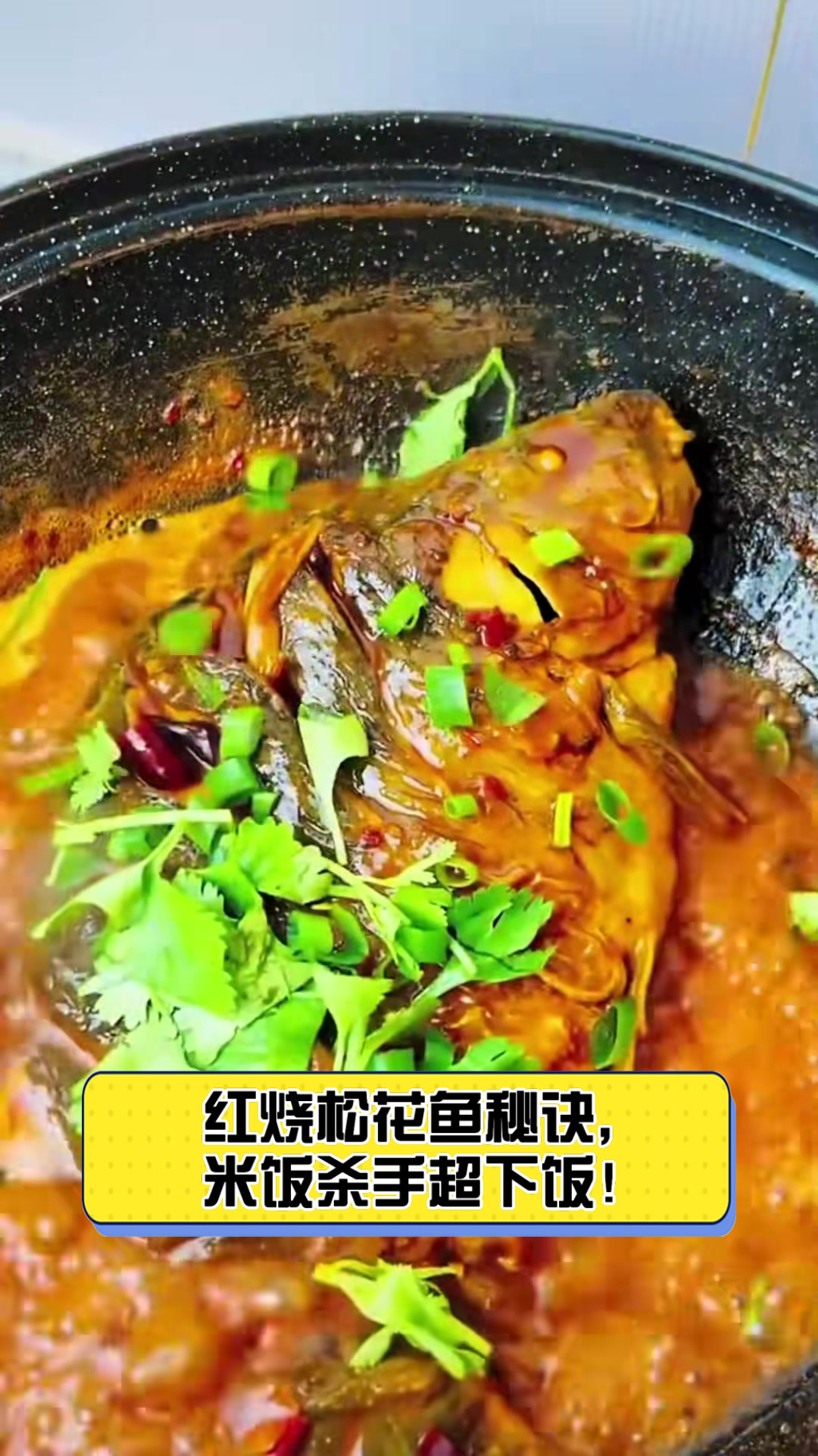 红烧松花鱼秘诀,米饭杀手超下饭!