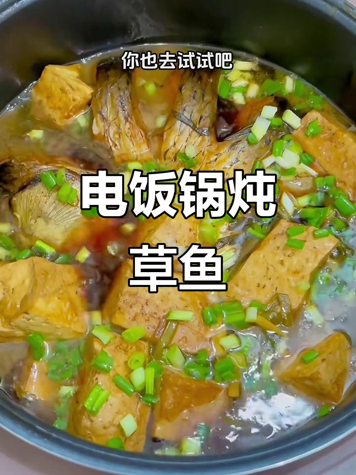 电饭锅炖鱼,简单又美味!草鱼做法大揭秘