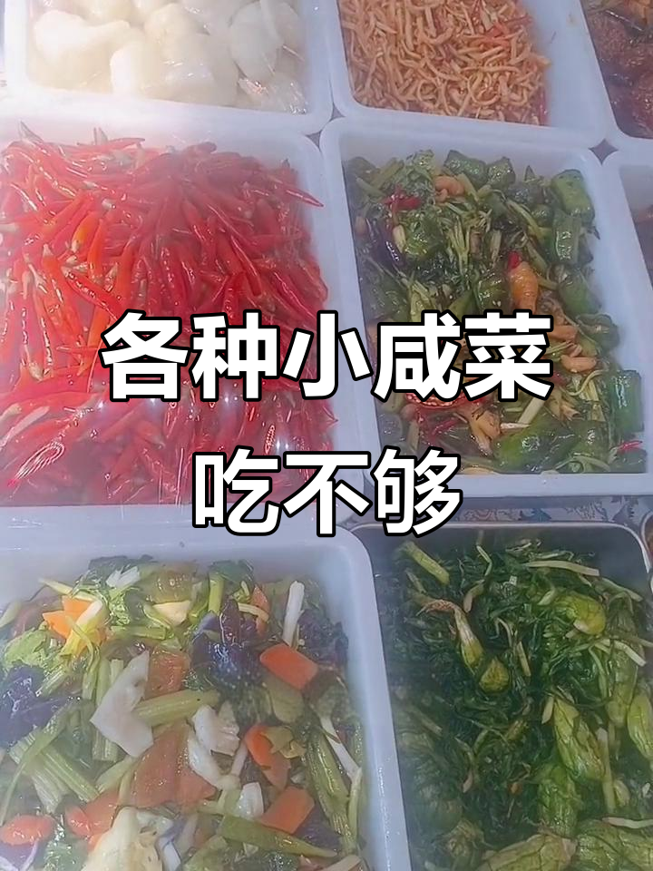 小咸菜也能下饭,种类多样让人怀念最初的味道
