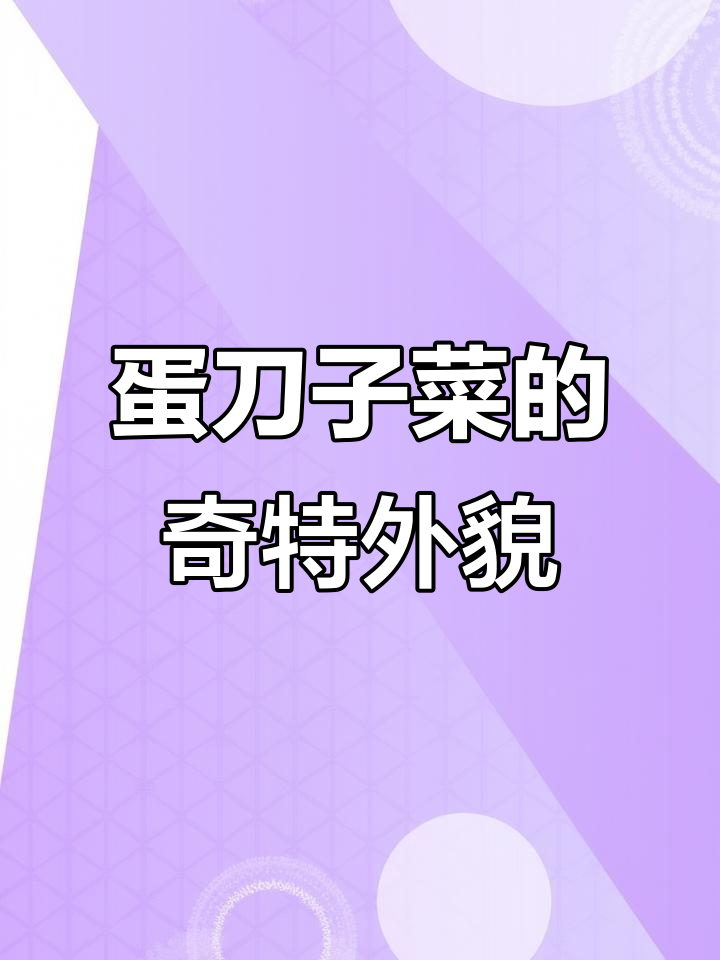 蛋刀子菜:蛇的克星,草本植物中的“丑脸”之王