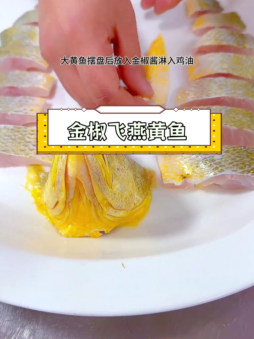 飞燕黄鱼,形如燕子气场十足!