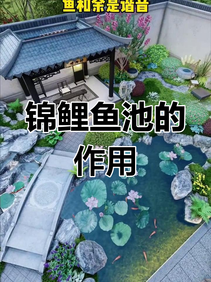 庭院鱼池的寓意与风水