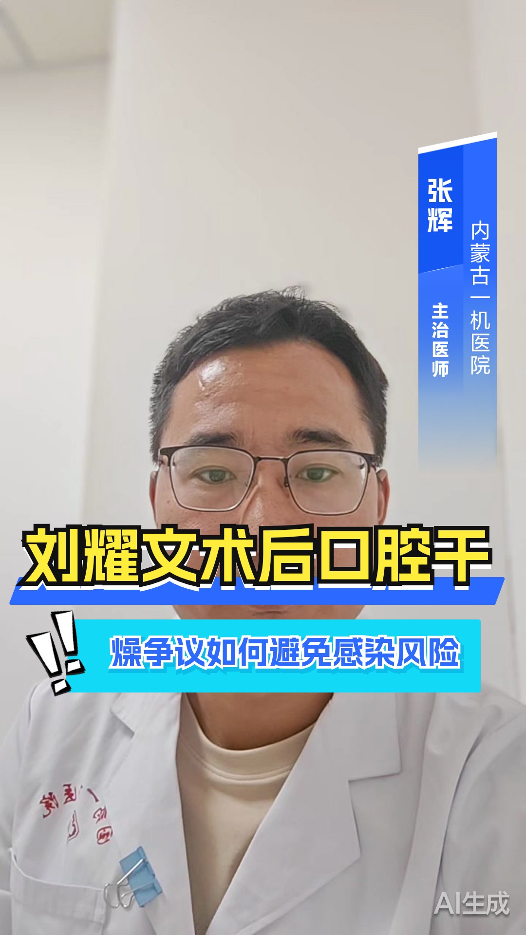 刘耀文术后口腔干燥争议,如何避免感染风险?