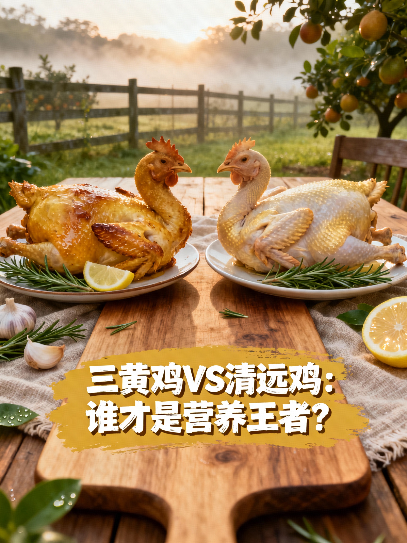 三黄鸡VS清远鸡：谁才是营养王者？