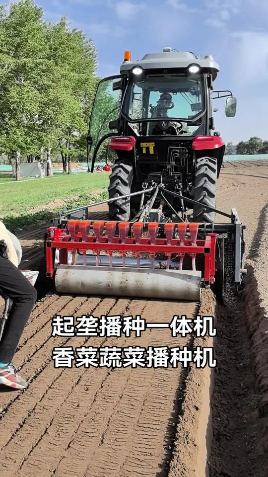 起垄播种一体机,香菜播种机起垄一体