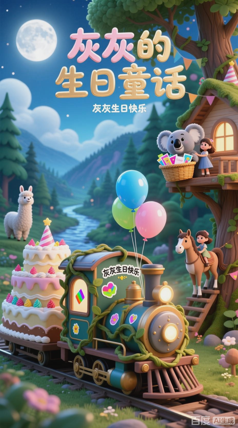 云溪谷小火车的生日奇遇