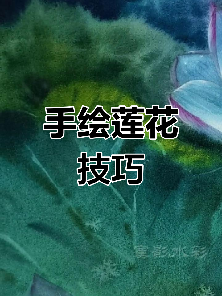 仙气莲花手绘教程