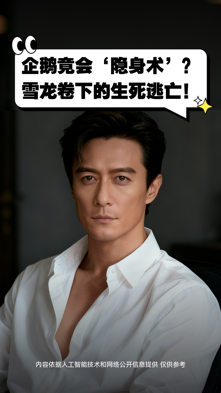 企鹅竟会‘隐身术’？雪龙卷下的生死逃亡！