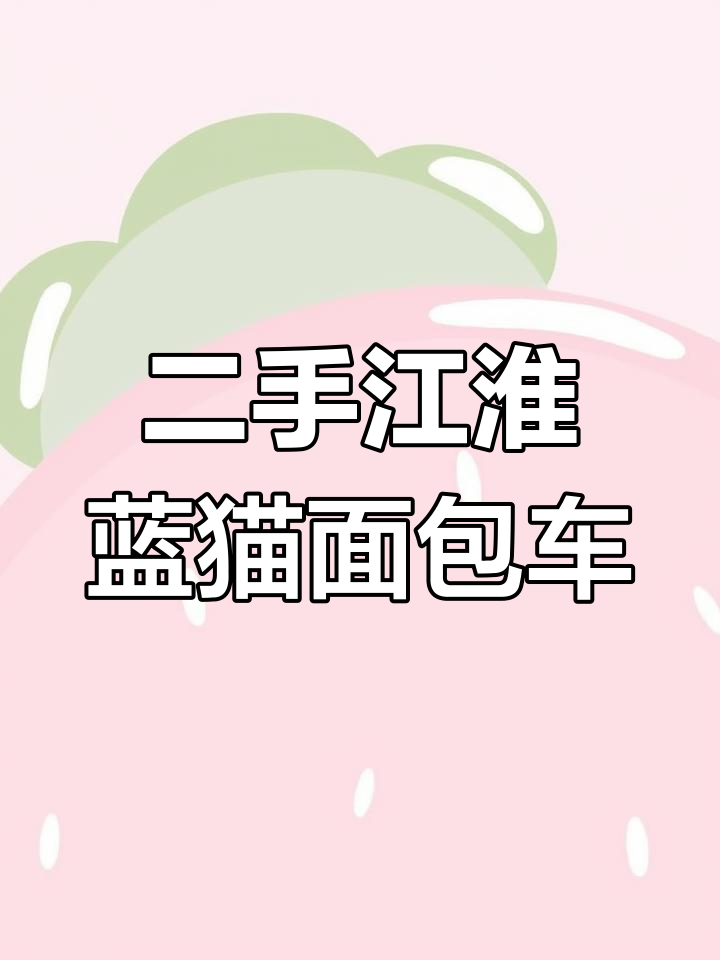 3月特惠!江淮蓝猫新能源面包车,续航276公里超值二手