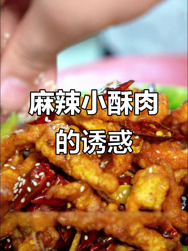 麻辣小酥肉,外脆内嫩,辣味十足,绝对让你停不下来!