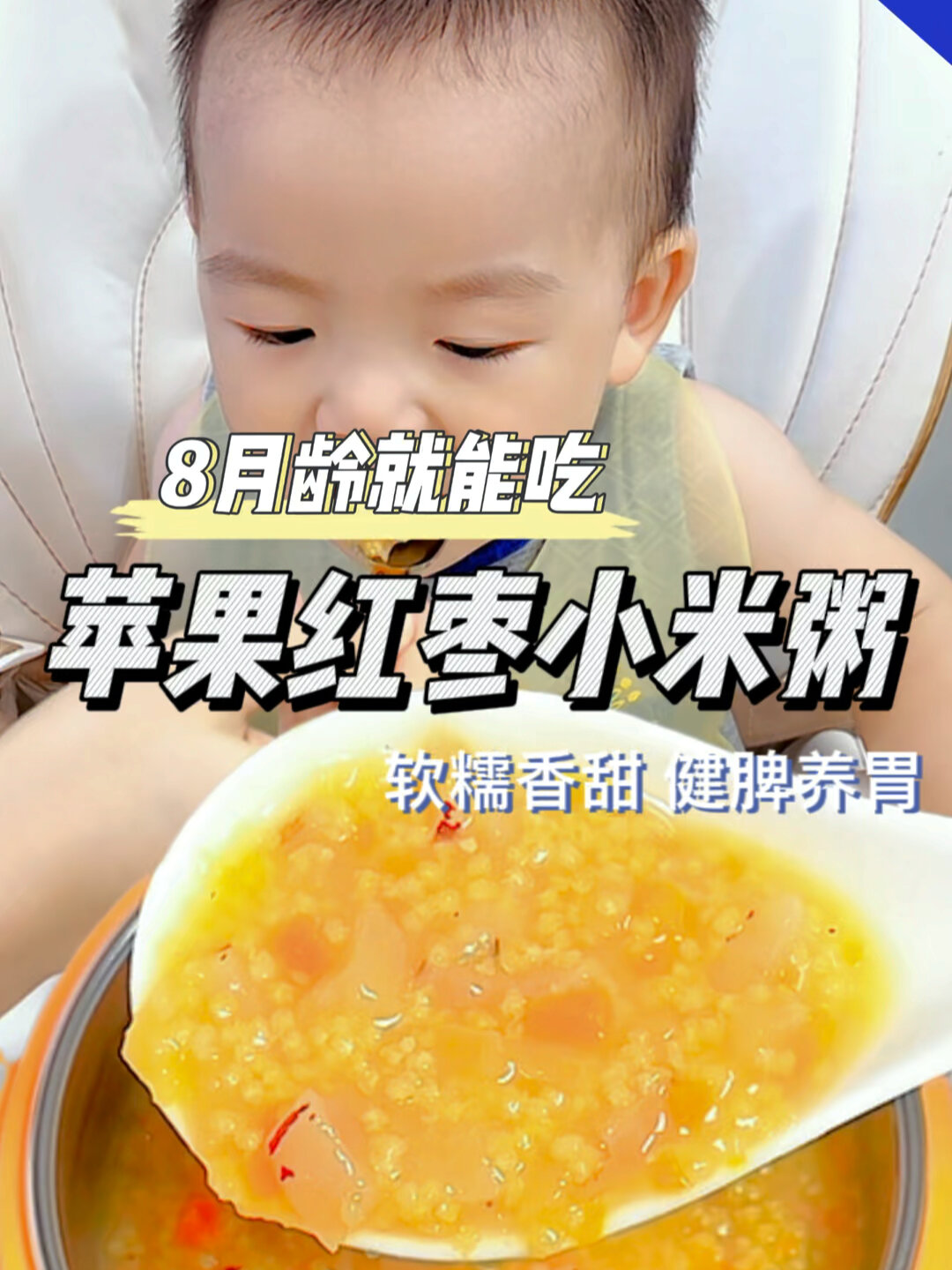 宝宝辅食—苹果红枣小米粥