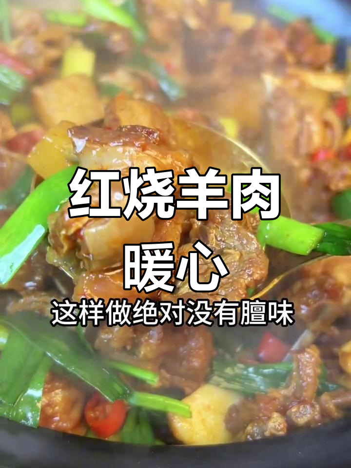 寒冷的季节,一锅红烧羊肉煲温暖身心,香浓入味超满足!