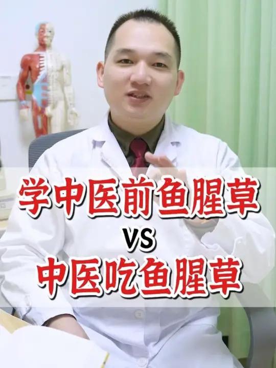 学中医前吃鱼腥草VS学中医后吃鱼腥草