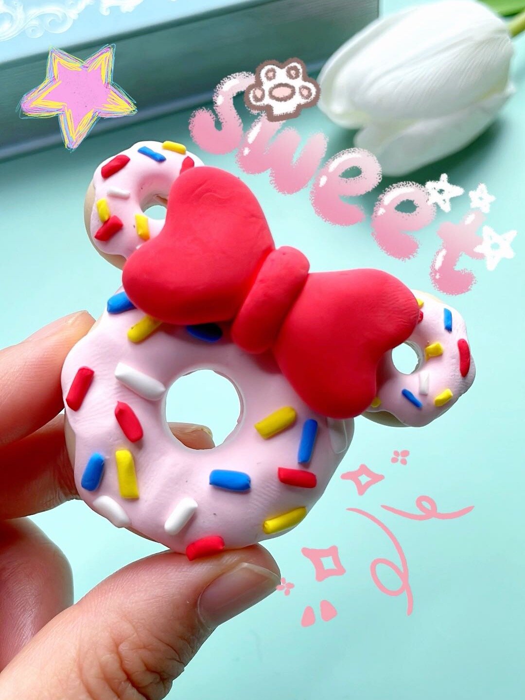 超简单可爱的米奇甜甜圈教程来了