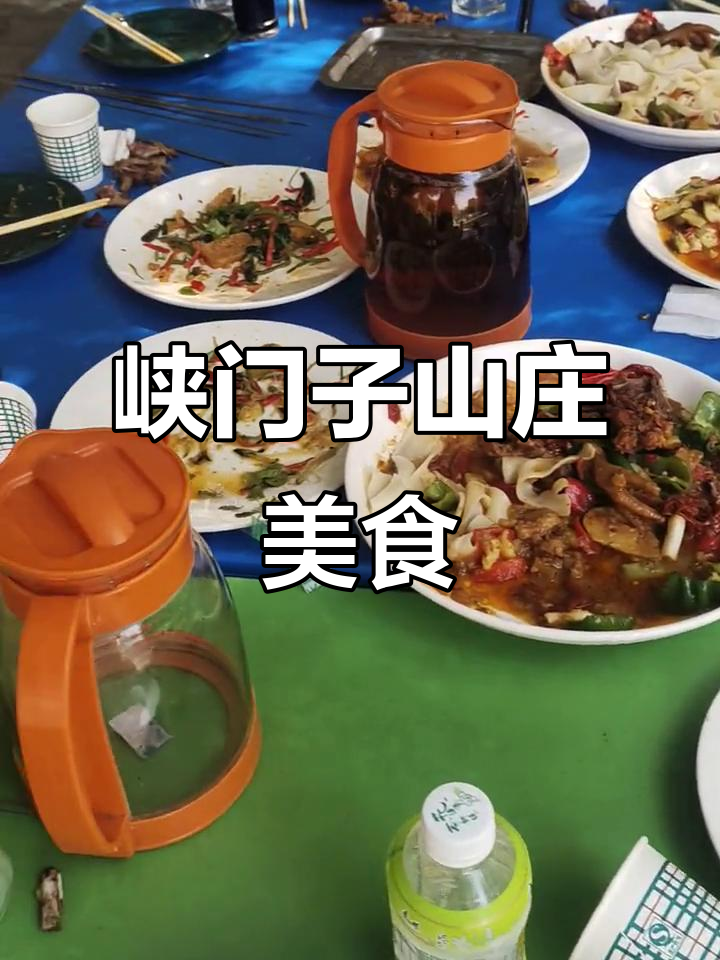 峡门子古榆山庄:干煸豆角大盘鸡,凉拌菜全光盘!