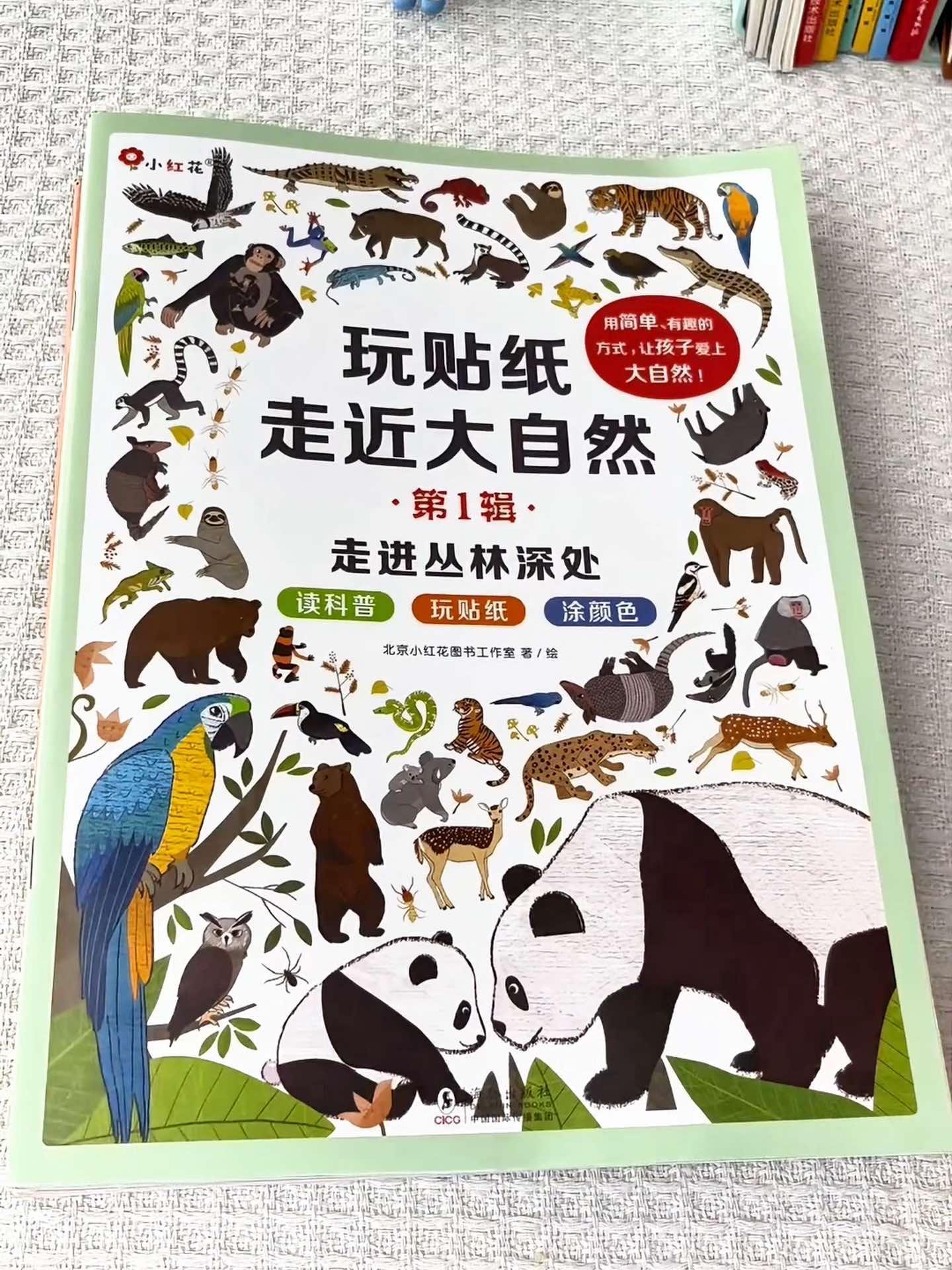 喜欢玩贴纸的孩子,一定不要错过这套走进大自然贴纸,它真的太好玩了,里面有300多张贴纸,每