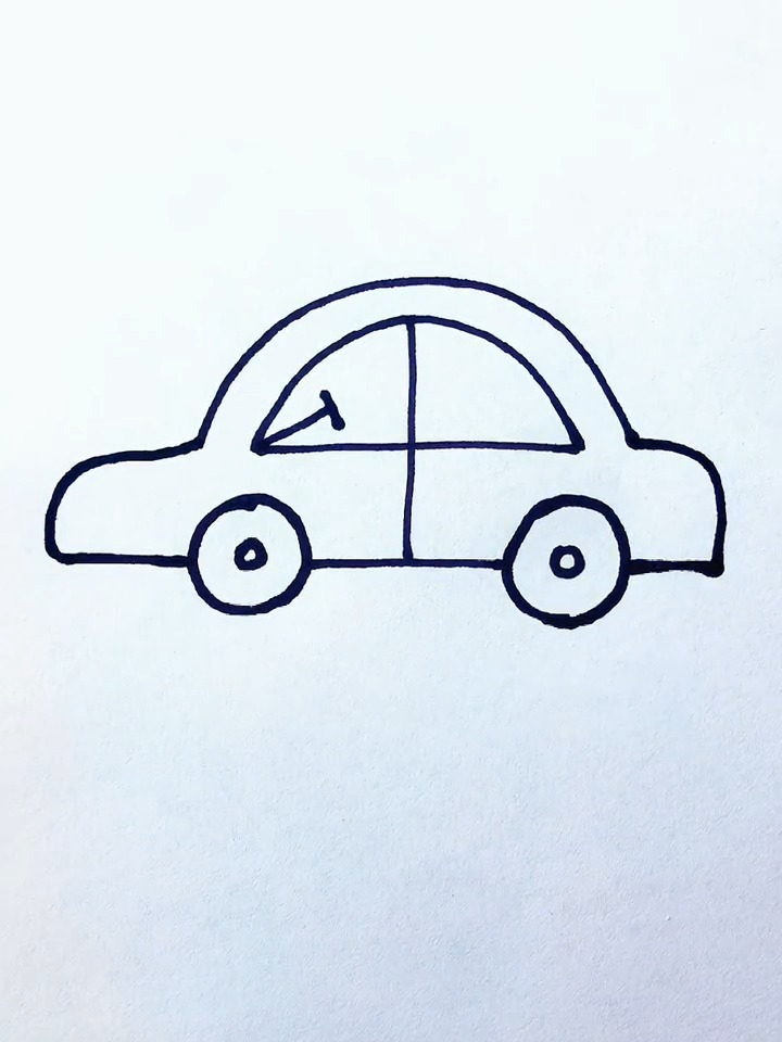小汽车简笔画