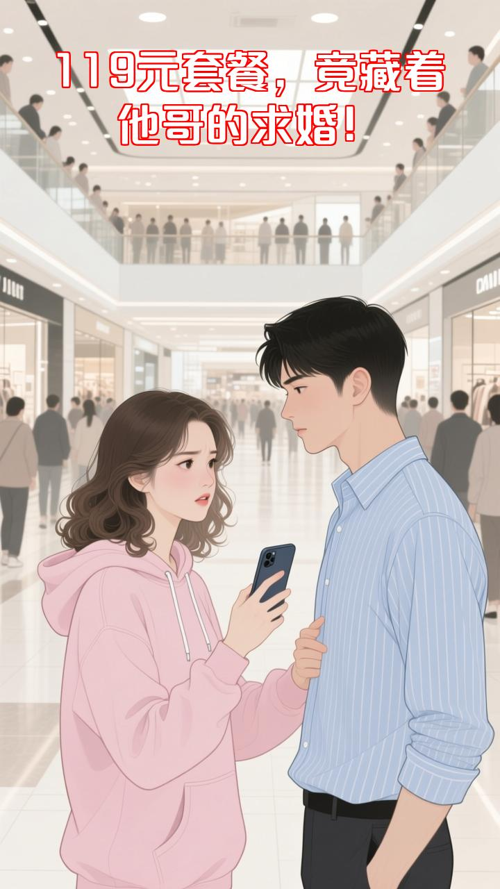 为119元套餐争执时,她发现男友哥哥的求婚惊喜!