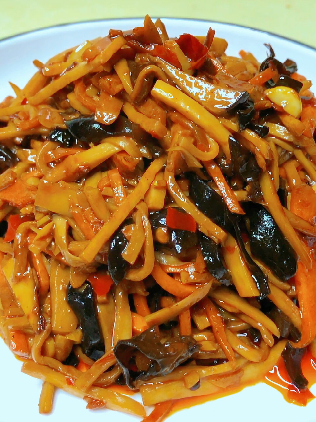素炒鱼香杏鲍菇,做法简单好吃下饭