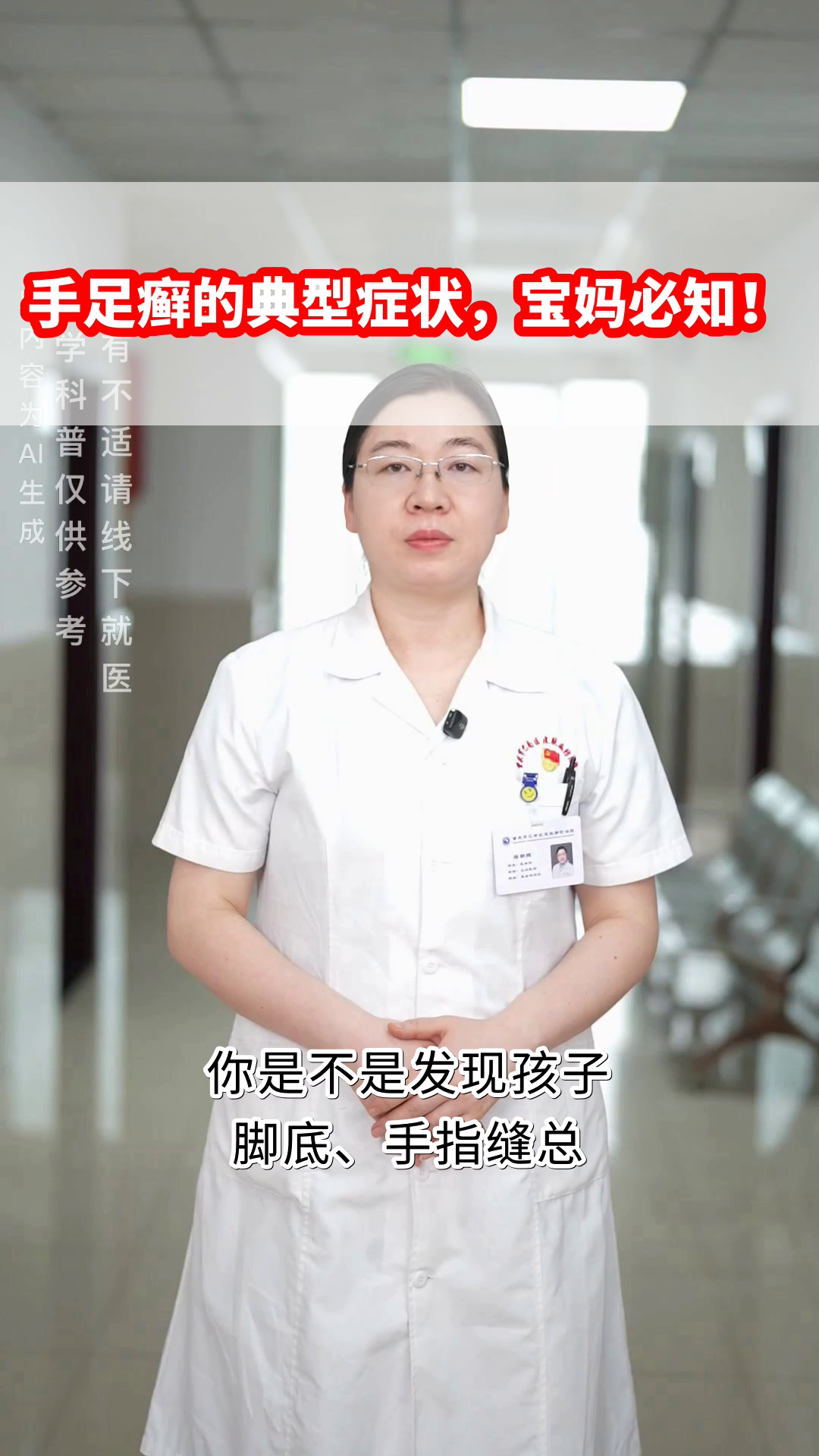 手足癣的典型症状,宝妈必知!