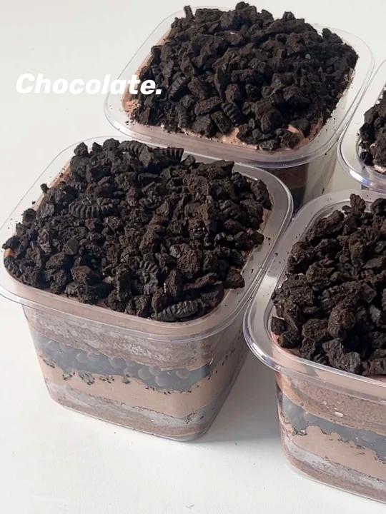 三重口感巧克力奥利奥盒子蛋糕 好吃哭