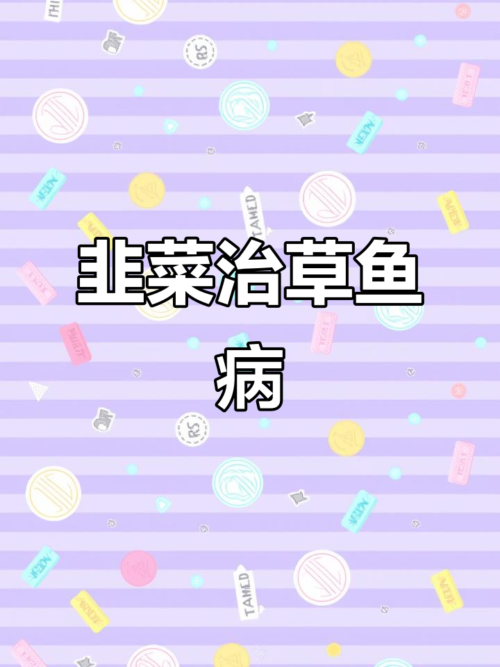 韭菜防治草鱼出血病,药饵制作方法揭秘