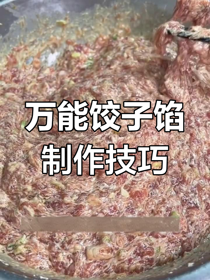 轻松做出万能饺子馅,肉菜搭配随心所欲