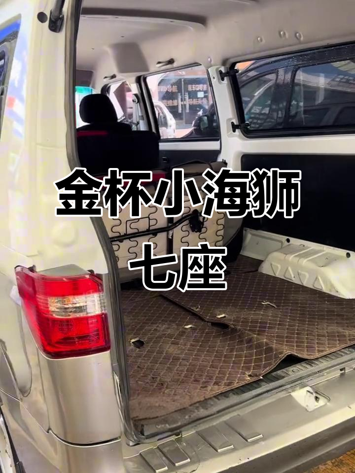 2024金杯小海狮,7座油气两用面包车,三万公里准新车