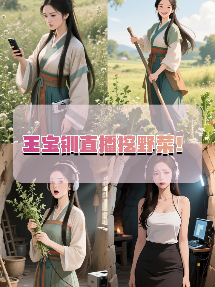 穿越成王宝钏后，我靠直播挖野菜爆红了