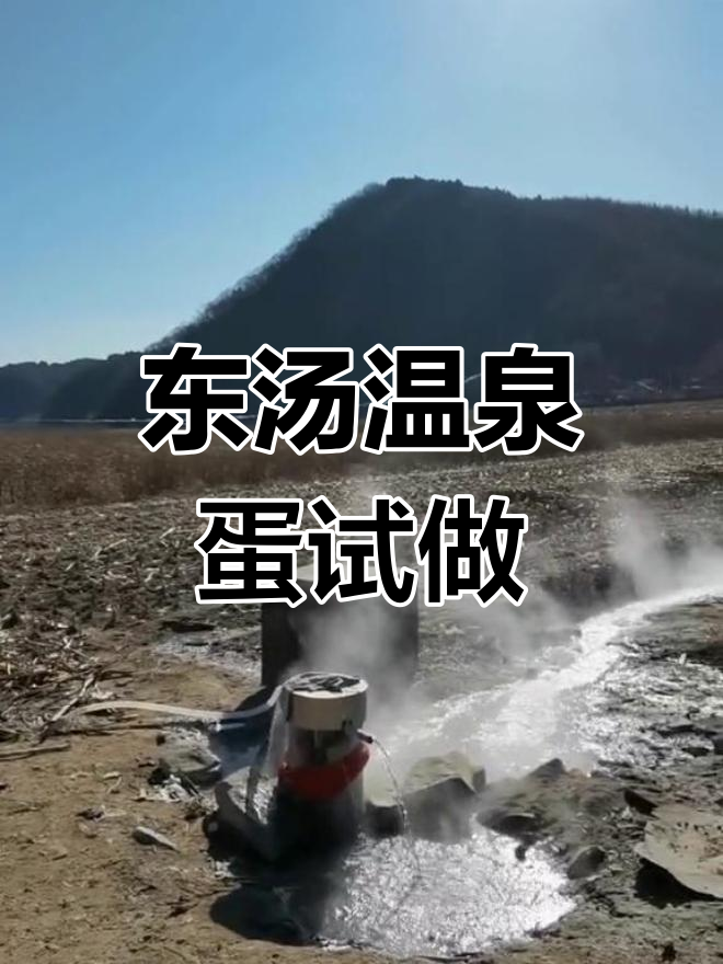 辽宁东汤温泉煮鸡蛋,浪费的宝藏竟能这样利用