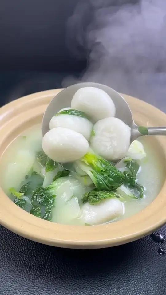 安徽年糕团子 家乡特色 土菜 简单家常