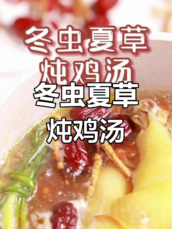 虫草炖鸡汤,滋补又美味,做法超简单