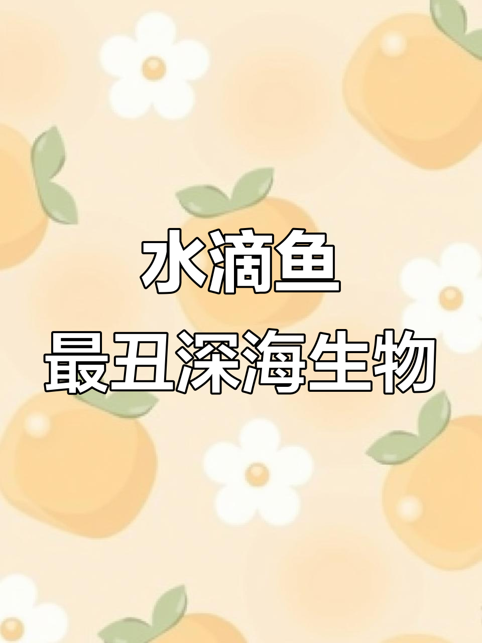世界上最丑的鱼，水滴鱼的神秘深海之旅