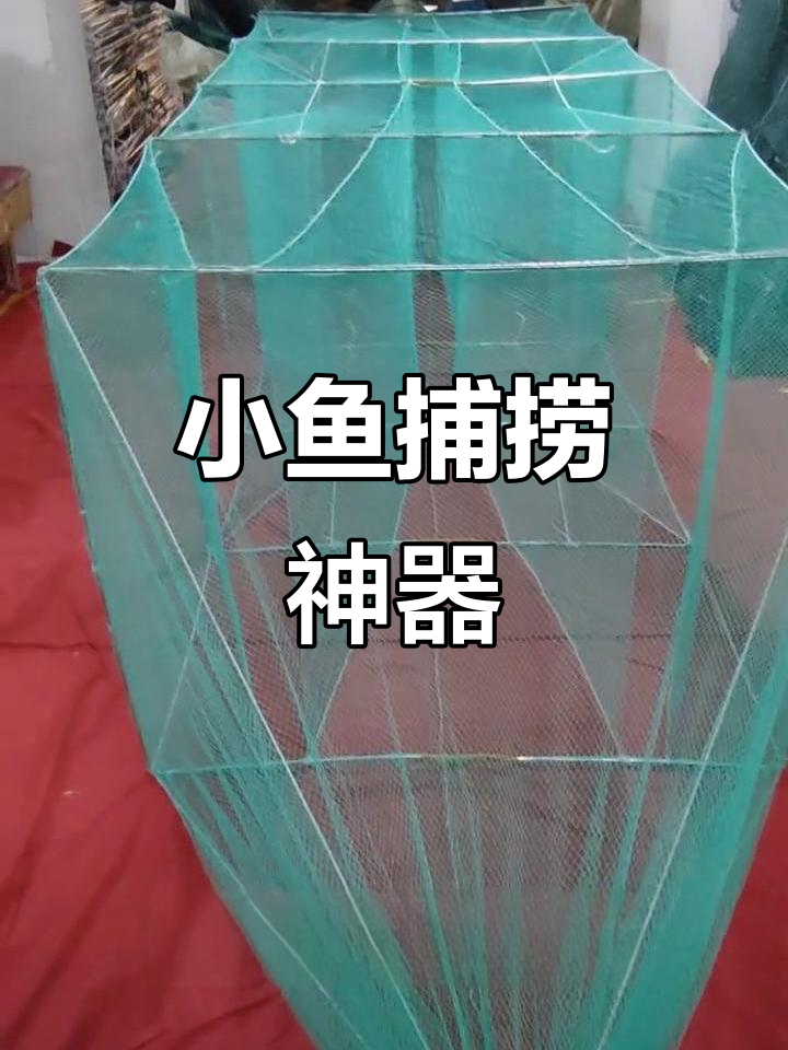 拦河方框子网,轻松捕捉小鱼小虾
