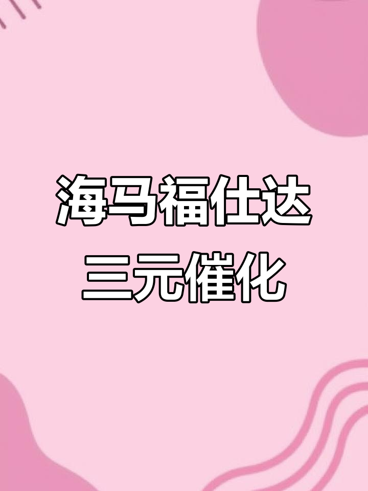 海马福仕达面包车三元催化器价格贵,性能超乎想象