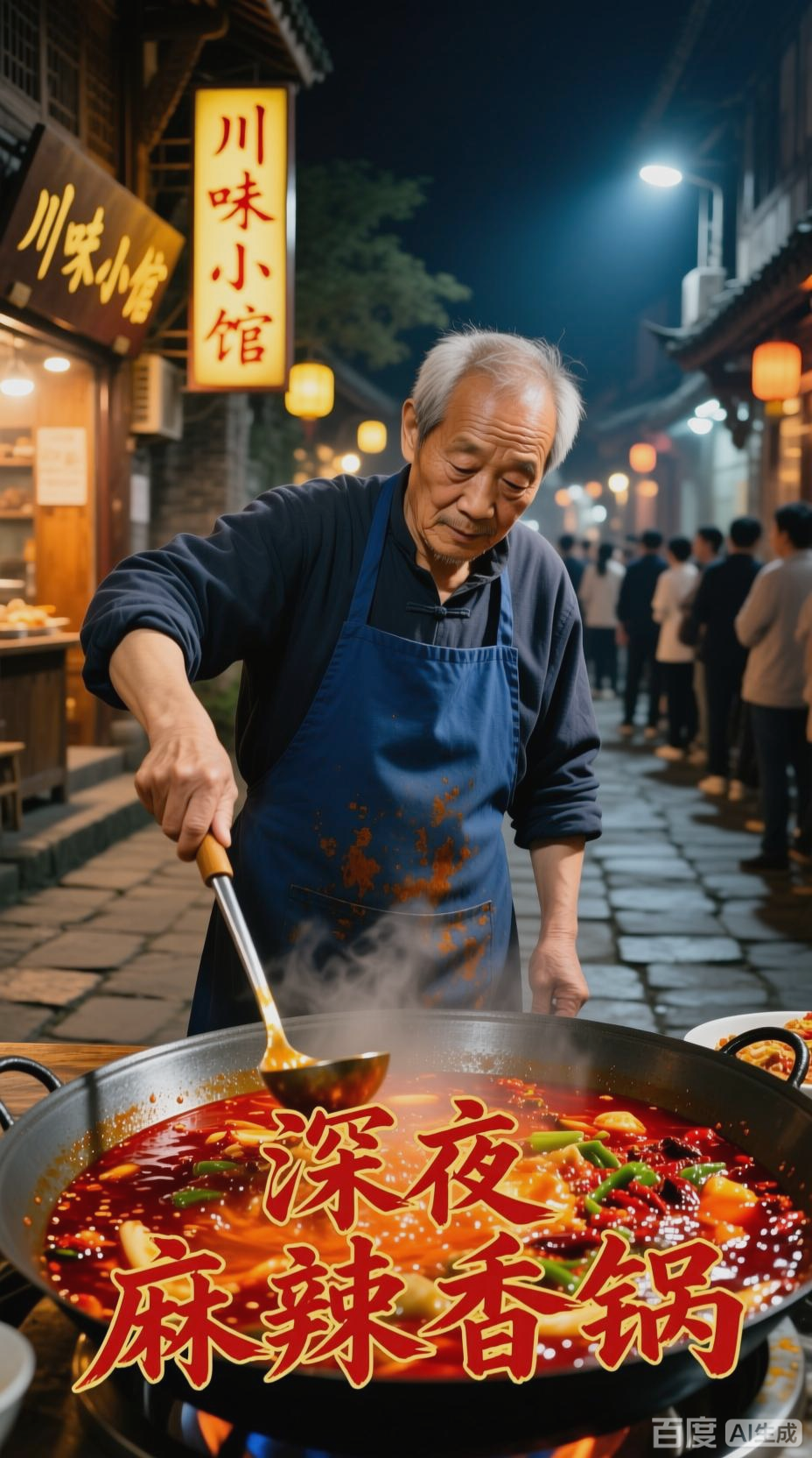 巷子里的麻辣香锅,深夜的味蕾慰藉