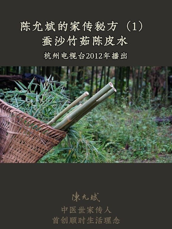 陈允斌的家传秘方(1)蚕沙竹茹陈皮水