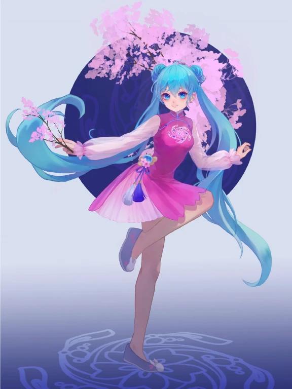 初音miku私设，包子头双马尾你见过吗17/100