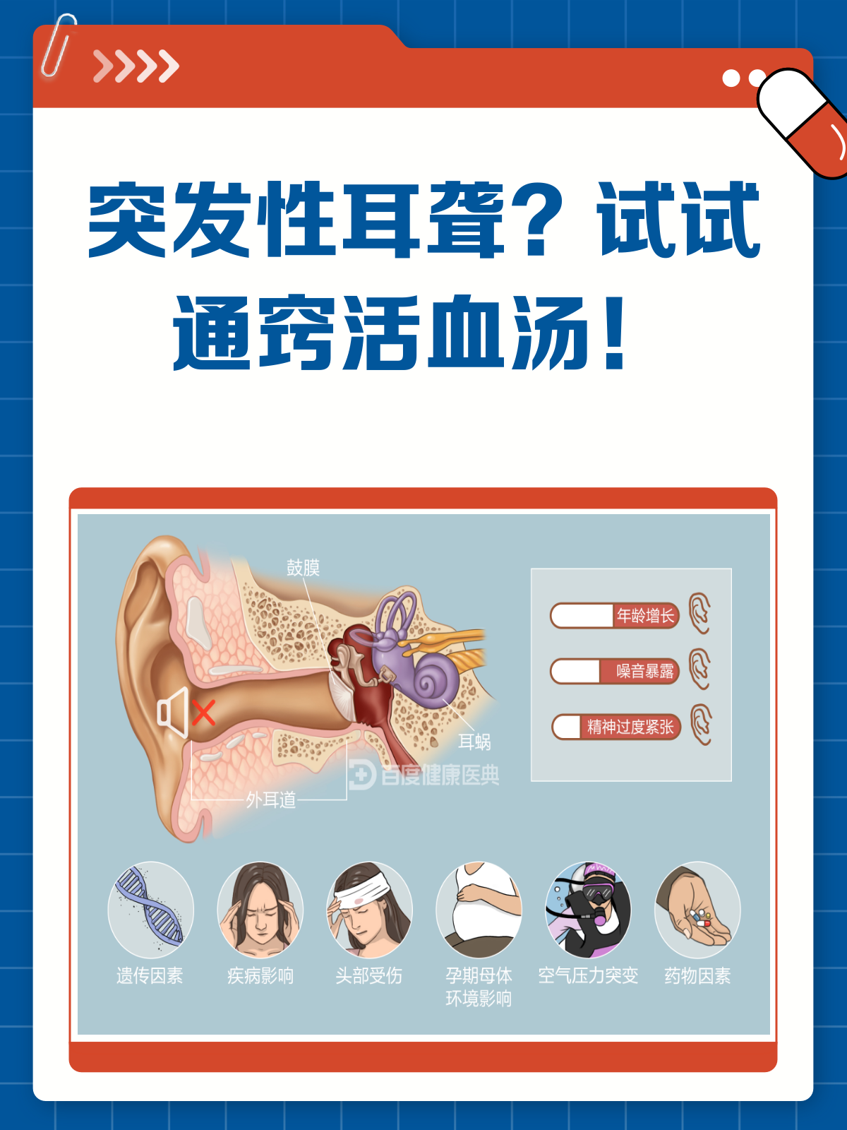 突发性耳聋?试试通窍活血汤