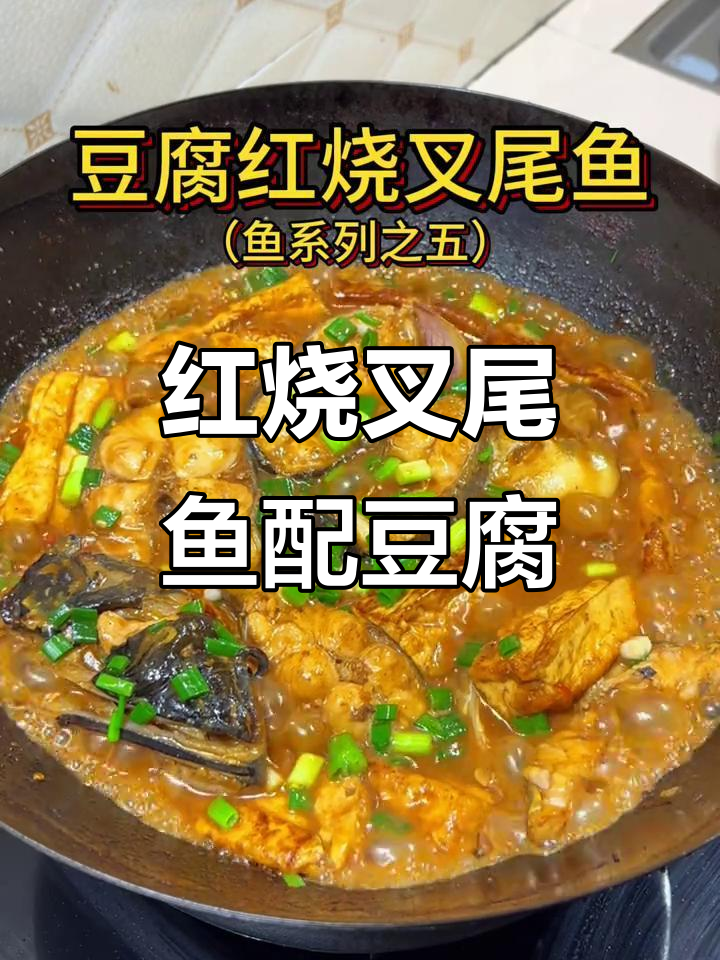 叉尾鱼红烧豆腐,香气扑鼻让人无法抗拒