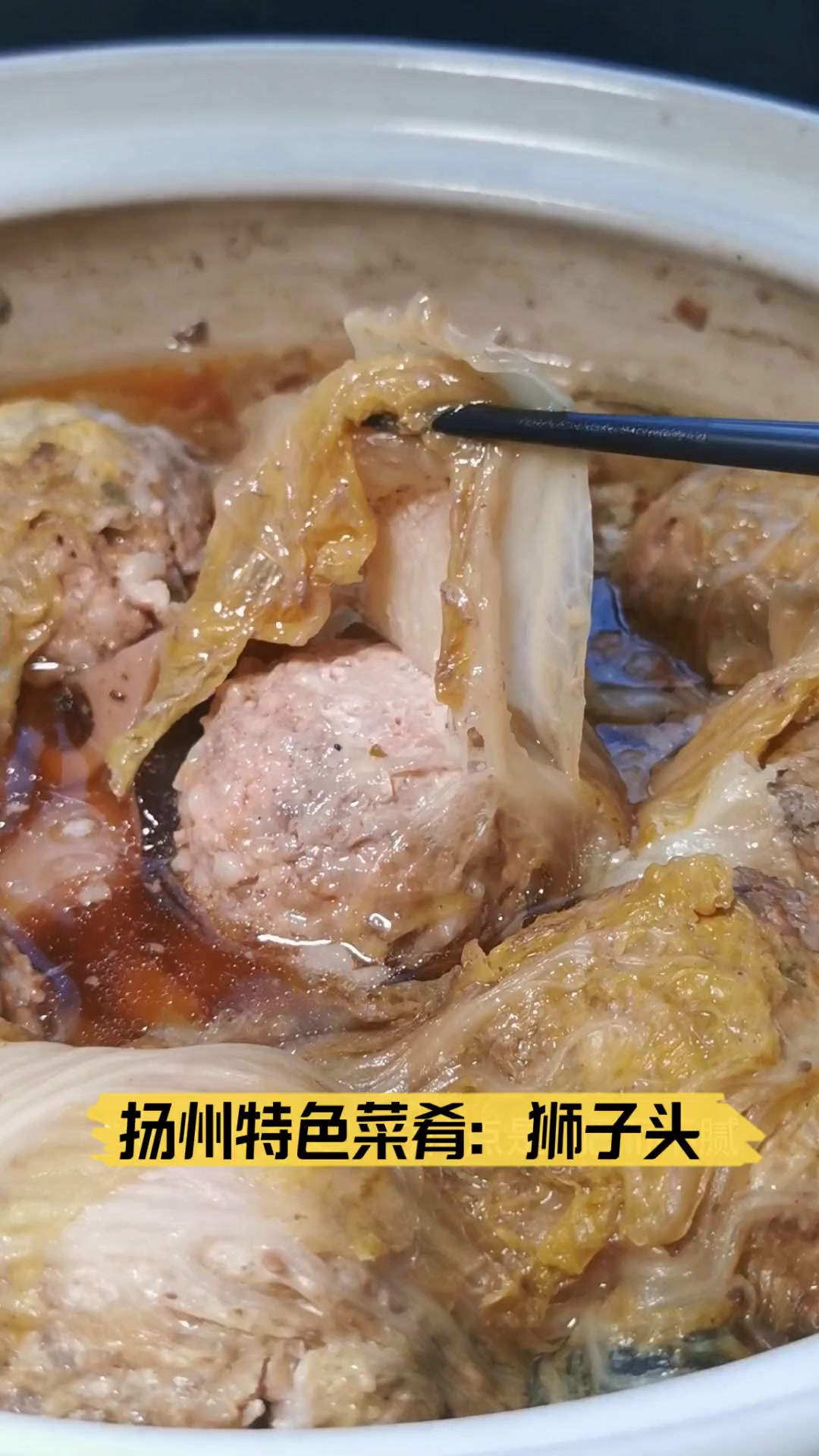 扬州特色菜肴:狮子头