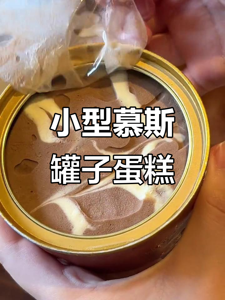 迷你罐装慕斯蛋糕,冻抹茶生巧与黑巧克力完美结合