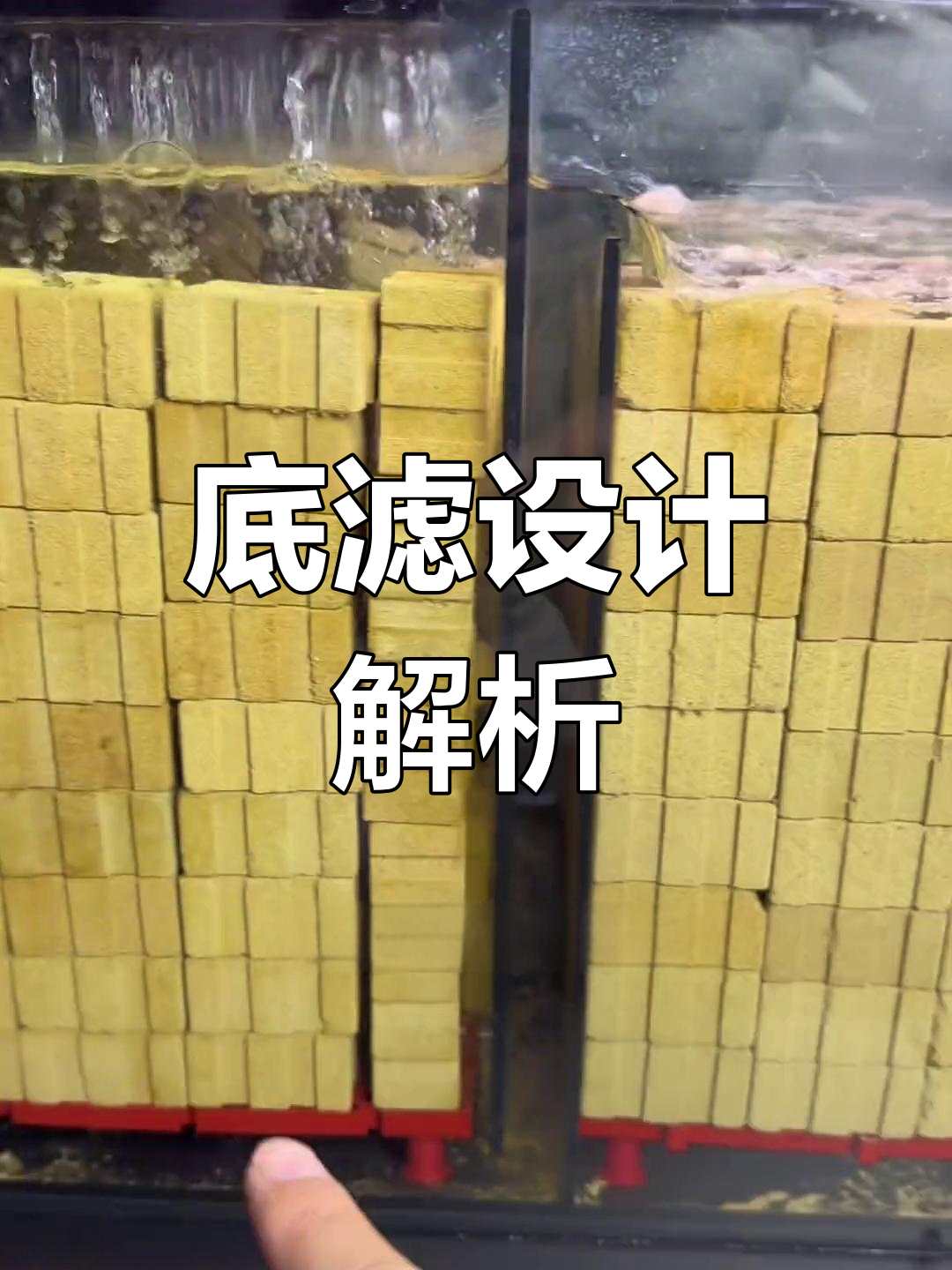 一流式底滤鱼缸的设计与运行原理